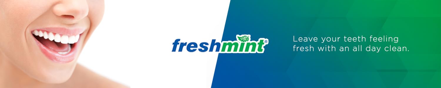 Freshmint — leave your teeth feeling fresh with an all day clean